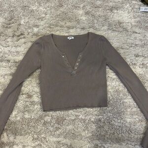 Garage knit crop top